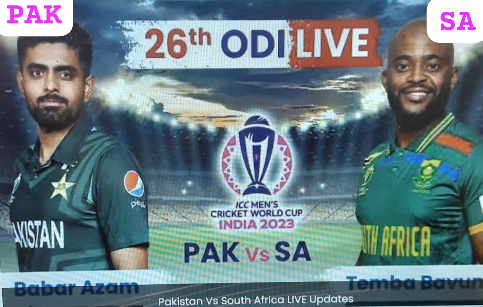 PAK VS SA